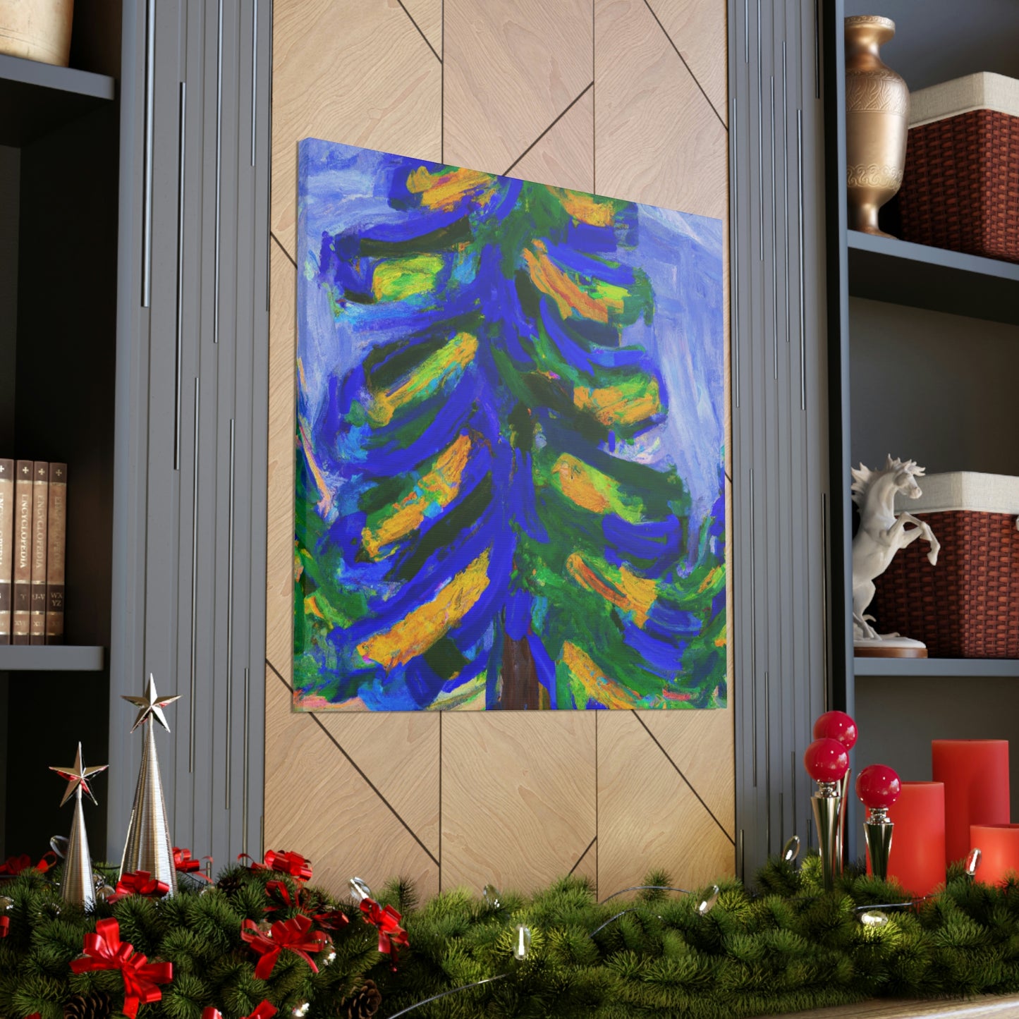 "Spruce Tree Expressionism" - Canvas