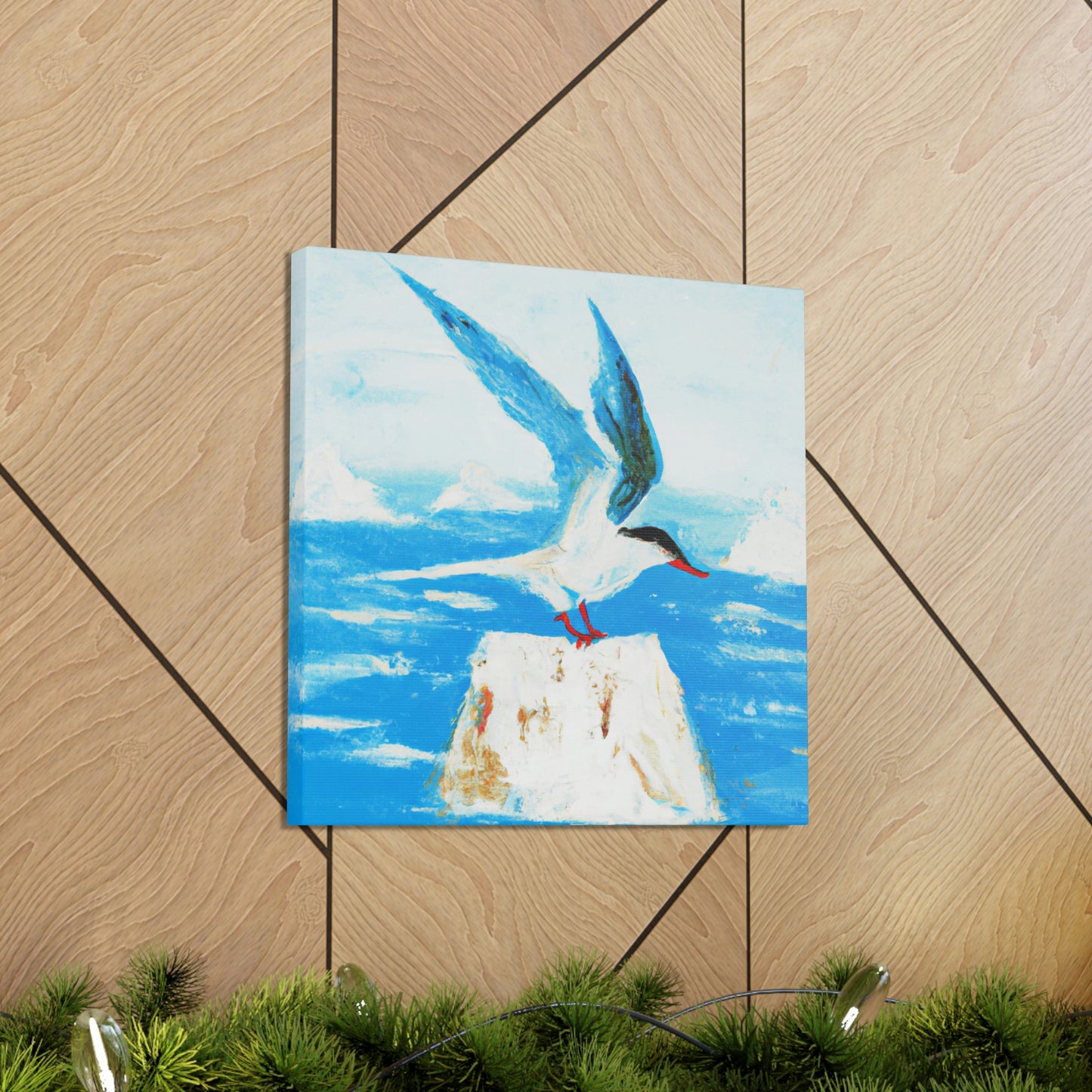 Terns in Serene Flight - Canvas