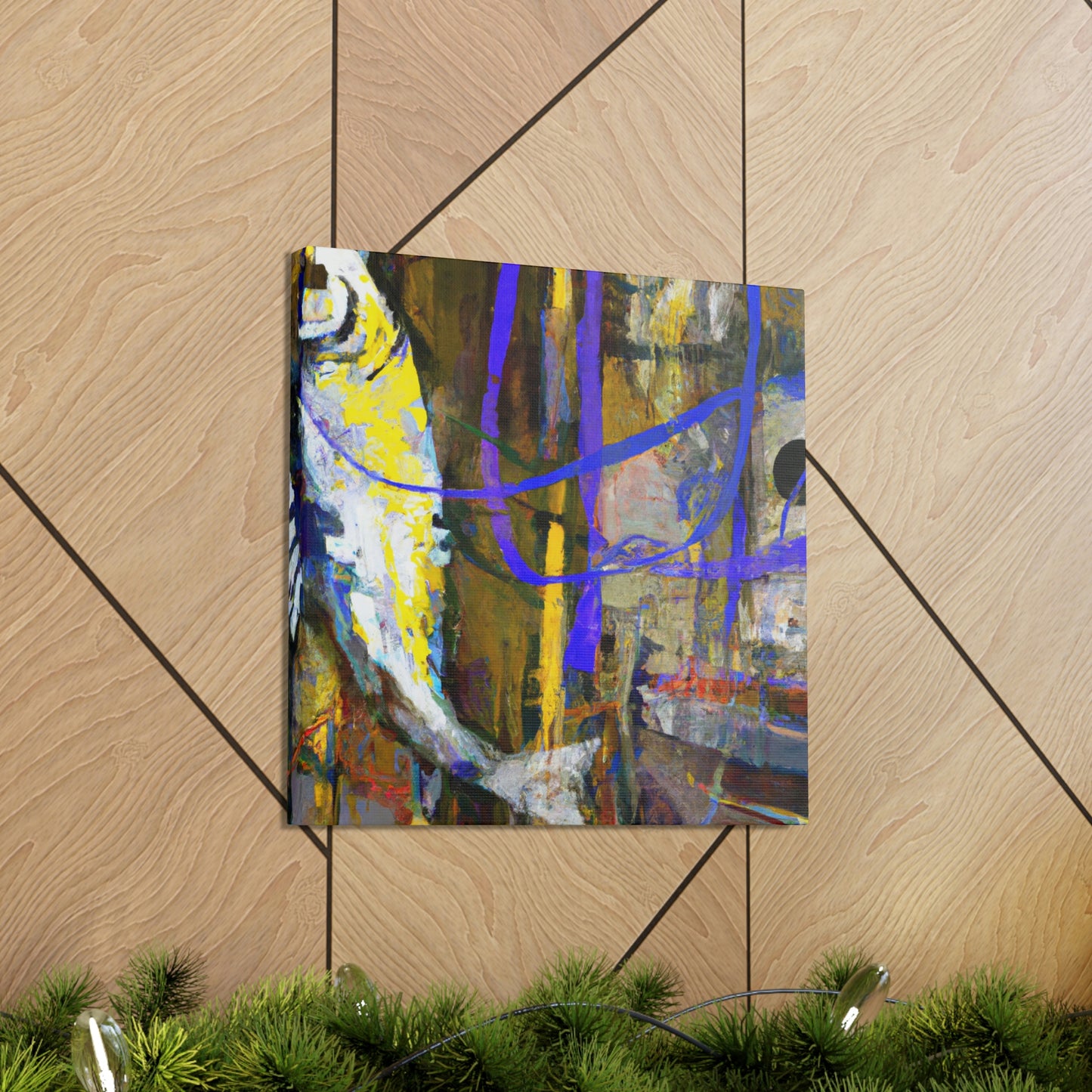 "Walleye Dance of Color" - Canvas