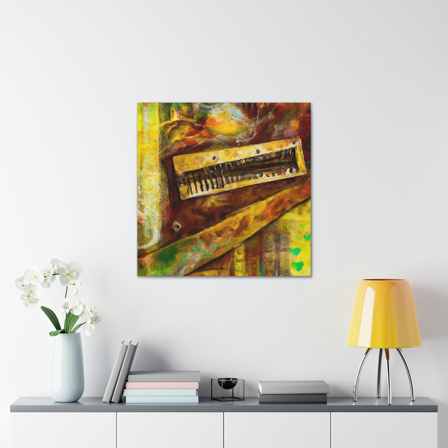 Harmonica Melody Music - Canvas