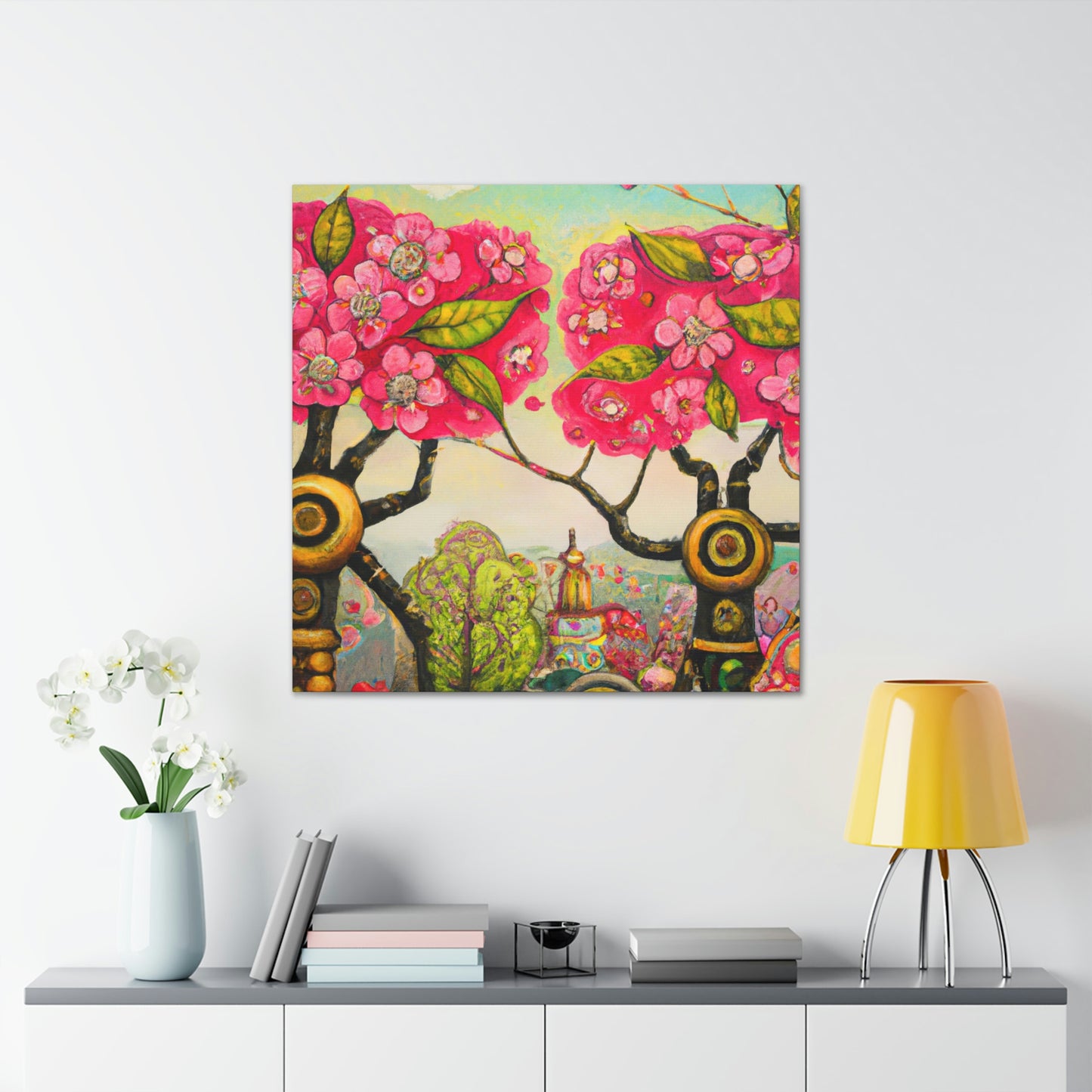 Cherry Blossoms Aweigh - Canvas