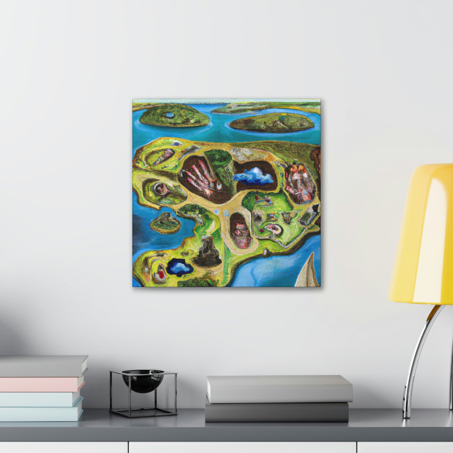 "Archipelago in Surrealism" - Canvas