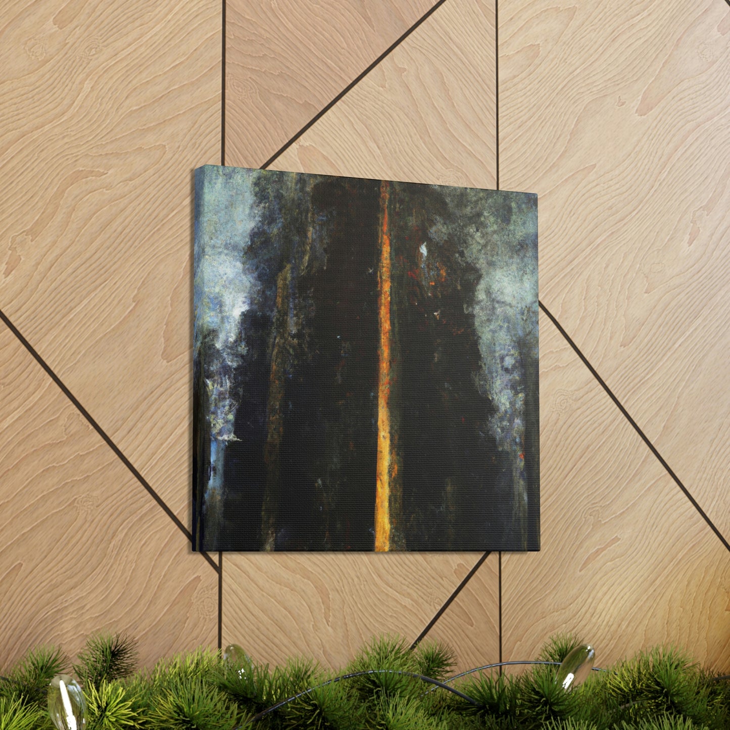 "Sequoia in Moonlight" - Canvas