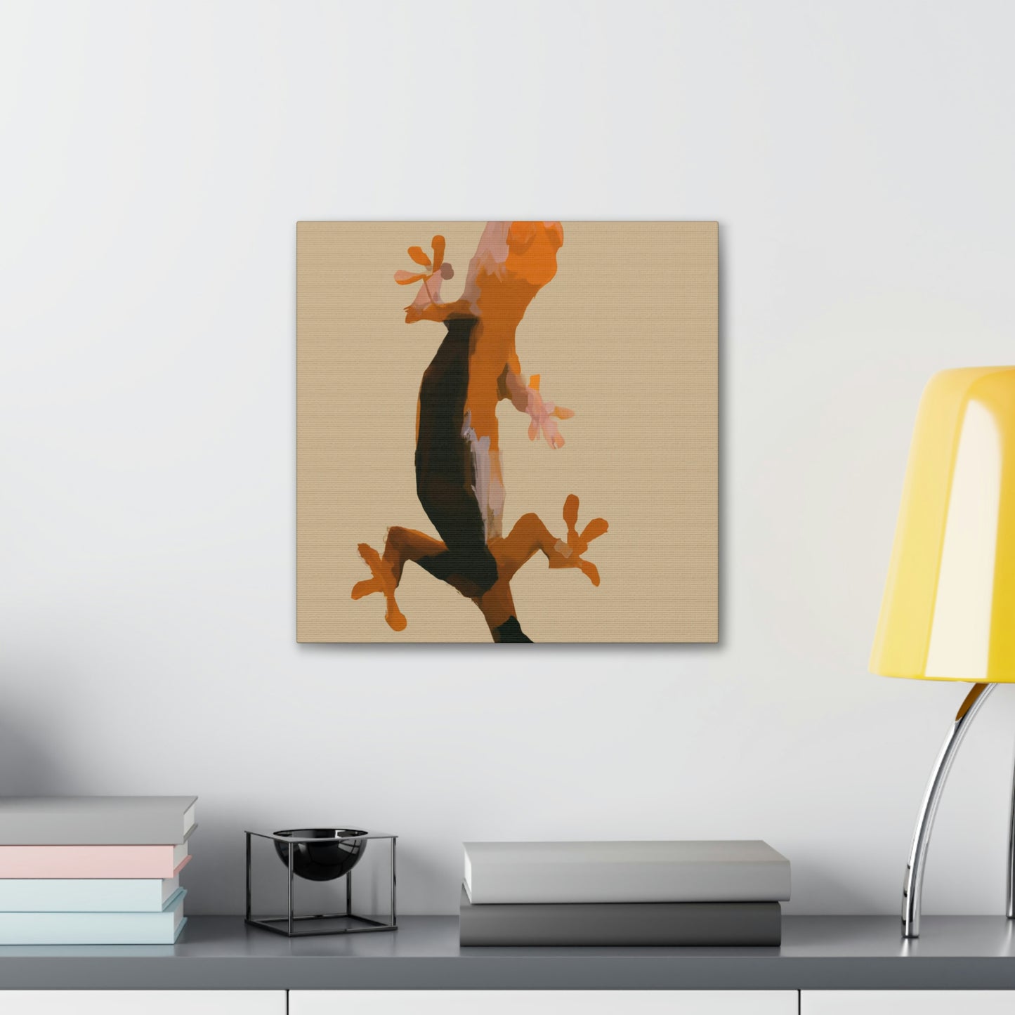 Crested Gecko Simplicity - Canvas