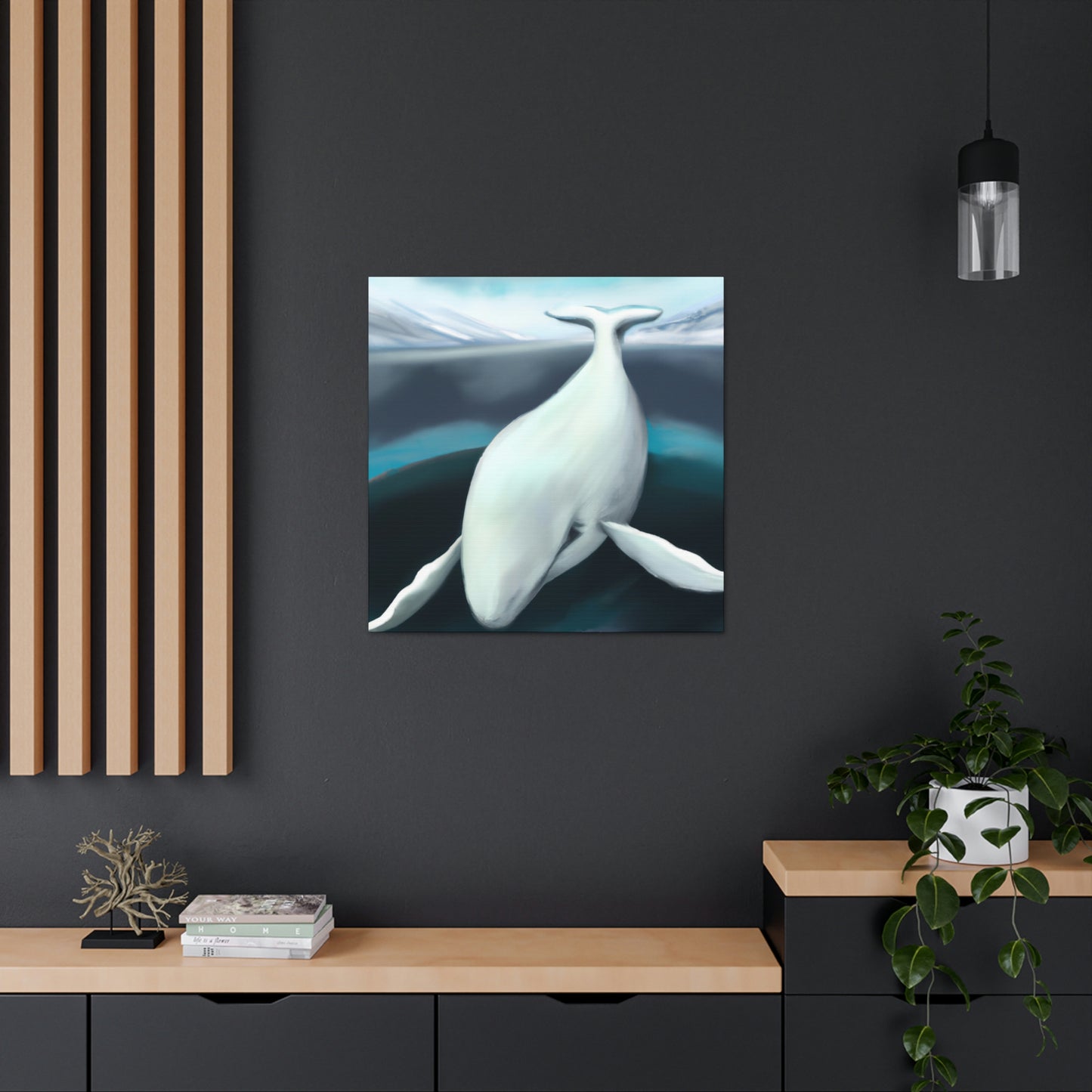 "Bowhead Whale Migration" - Canvas