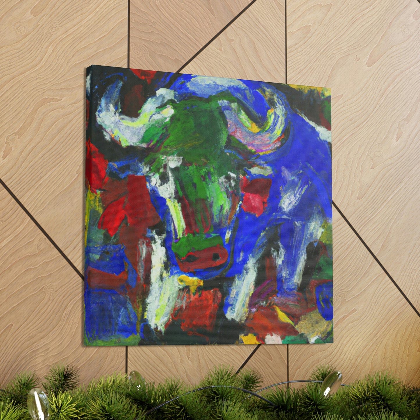 "Buffalo in Abstraction" - Canvas