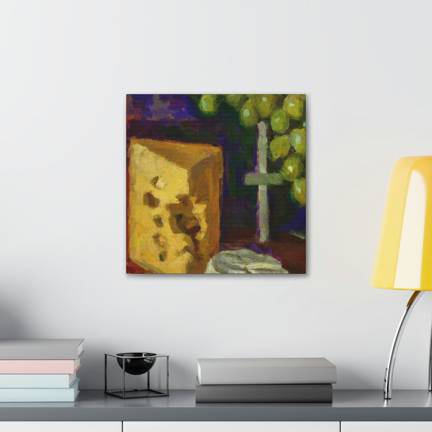 Cheese and Grapes Bliss - Canvas