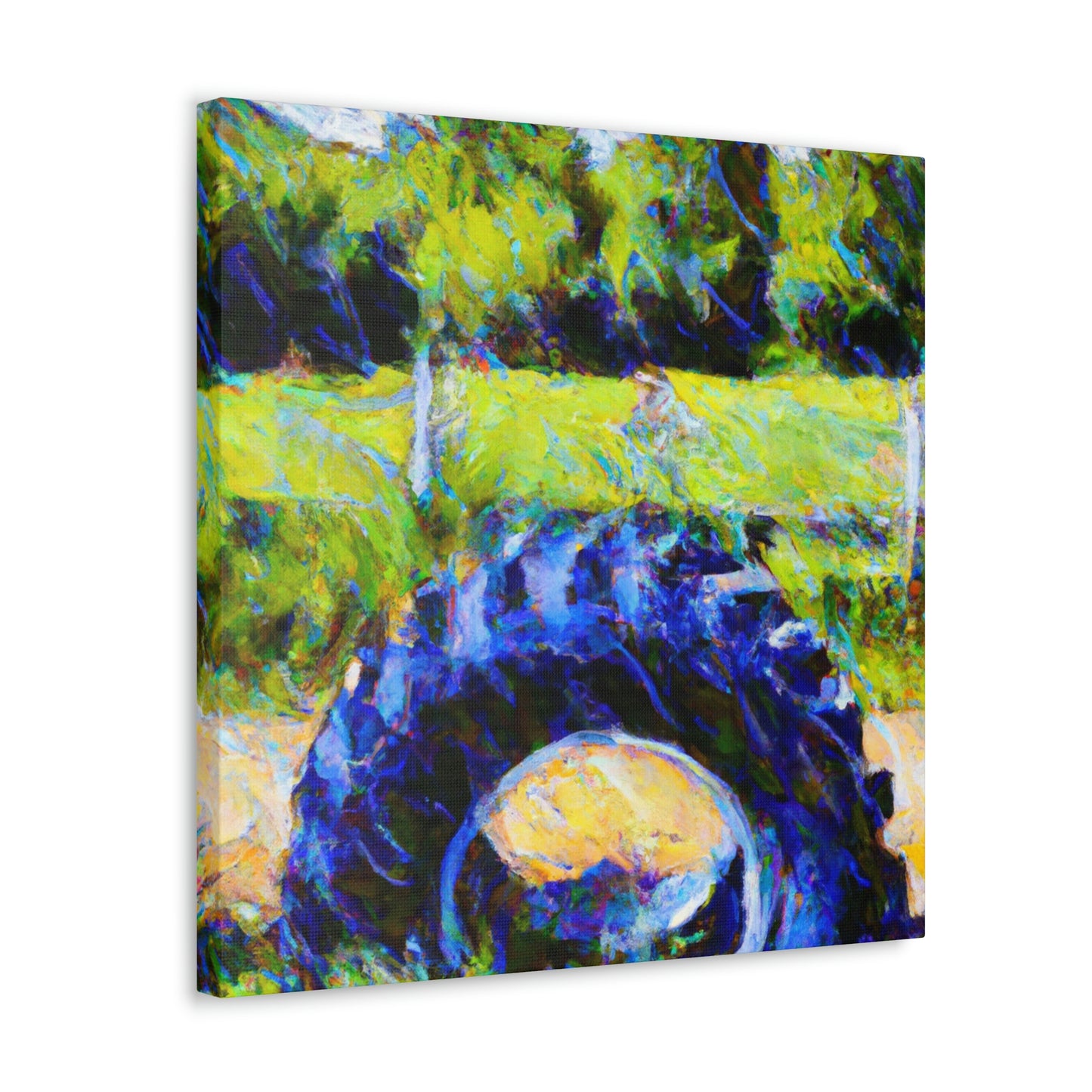 Tire in Impressionism - Canvas