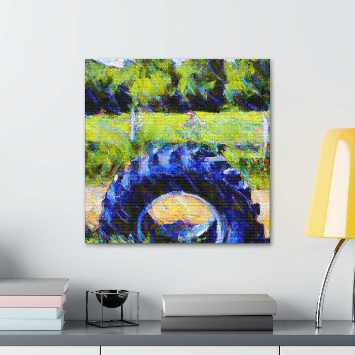 Tire in Impressionism - Canvas