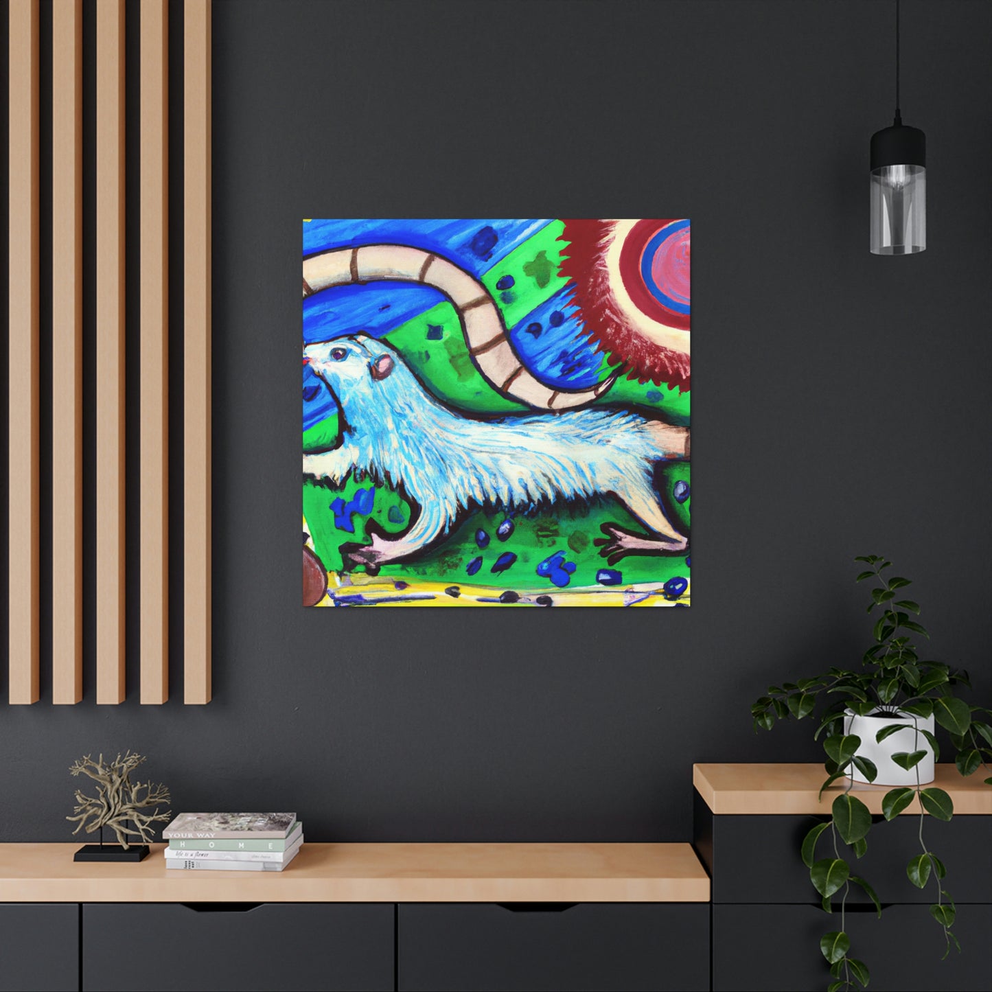 Ferrets in Flight - Canvas