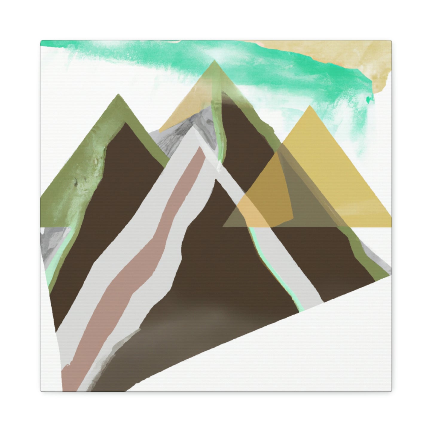 "Mountain Majesty Ablaze" - Canvas