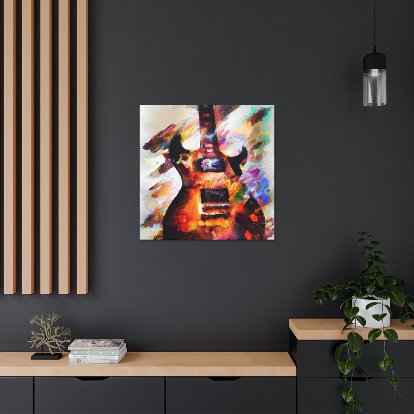 "Electric Guitar Symphony" - Canvas