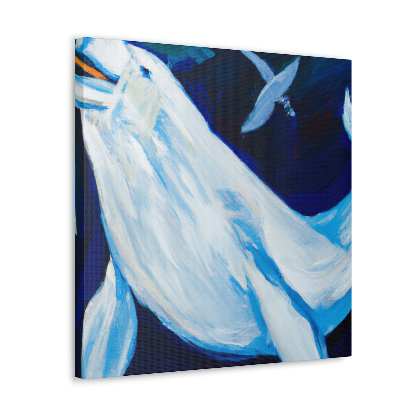 Beluga Whale Symphony - Canvas