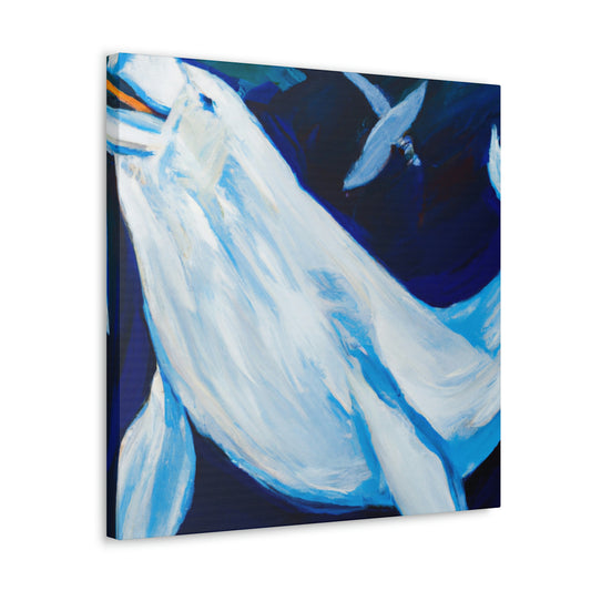 Beluga Whale Symphony - Canvas