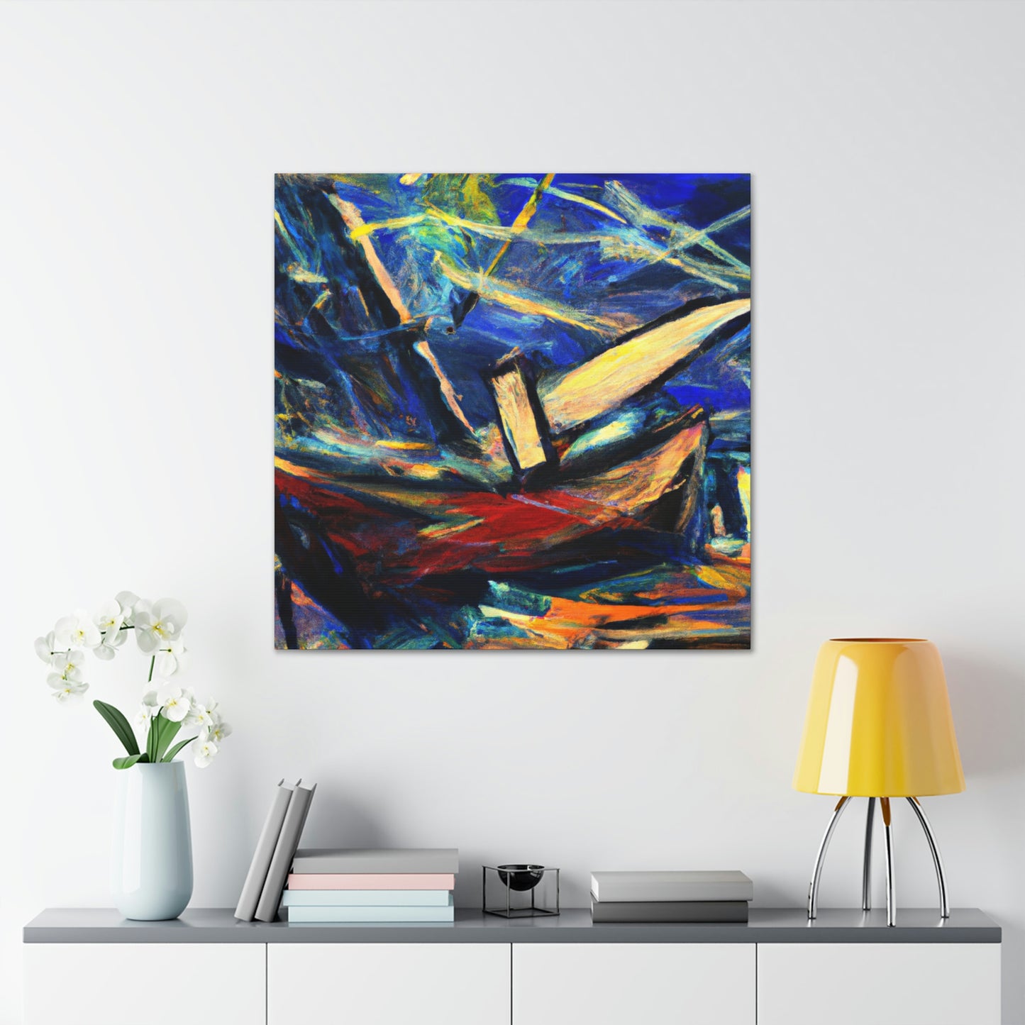 "Sailing Into the Sunset" - Canvas