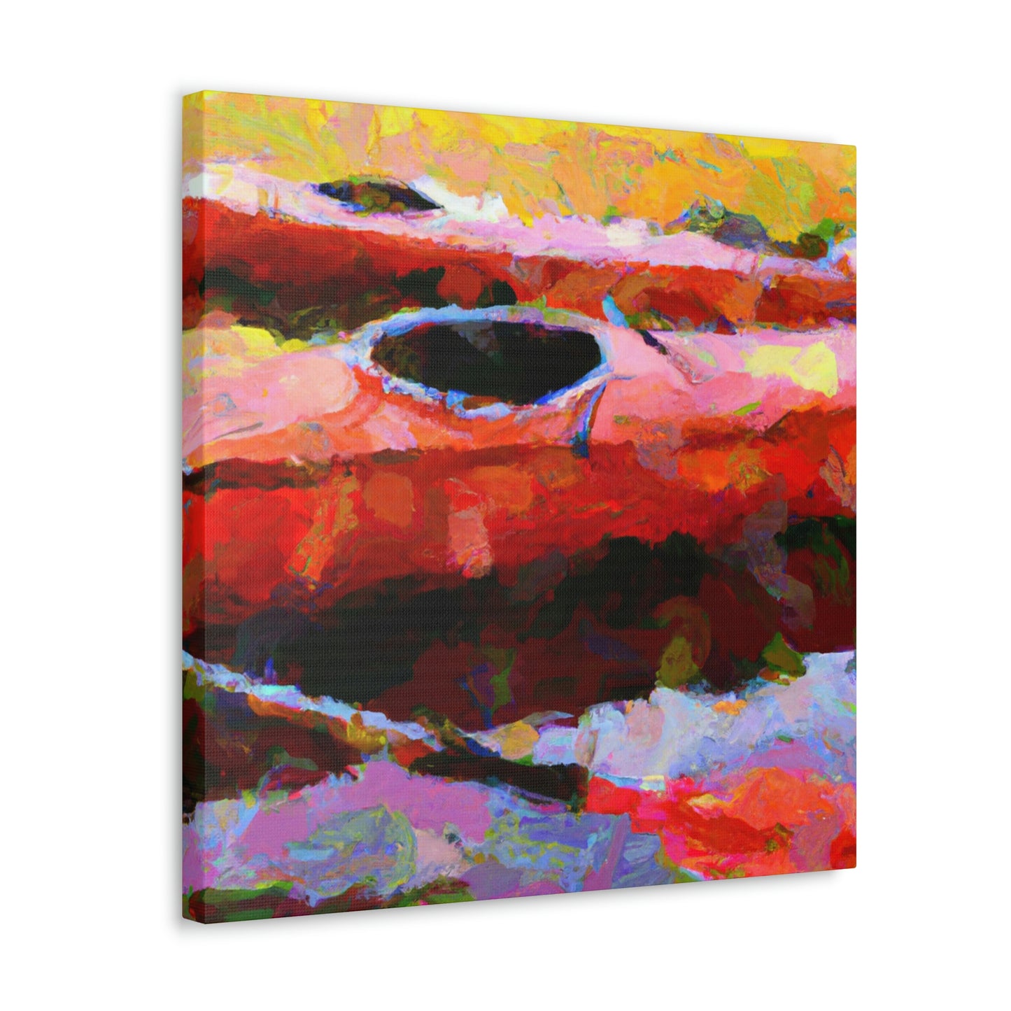 Kayak on the Waves - Canvas