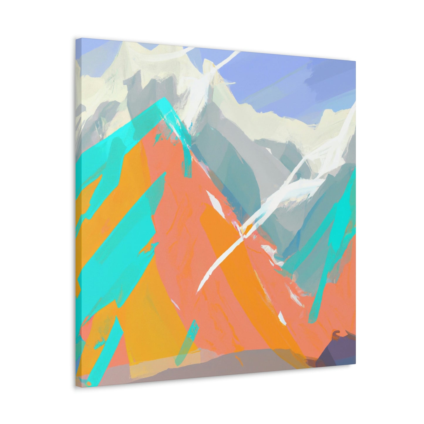 Mountain Abstraction 1940s - Canvas