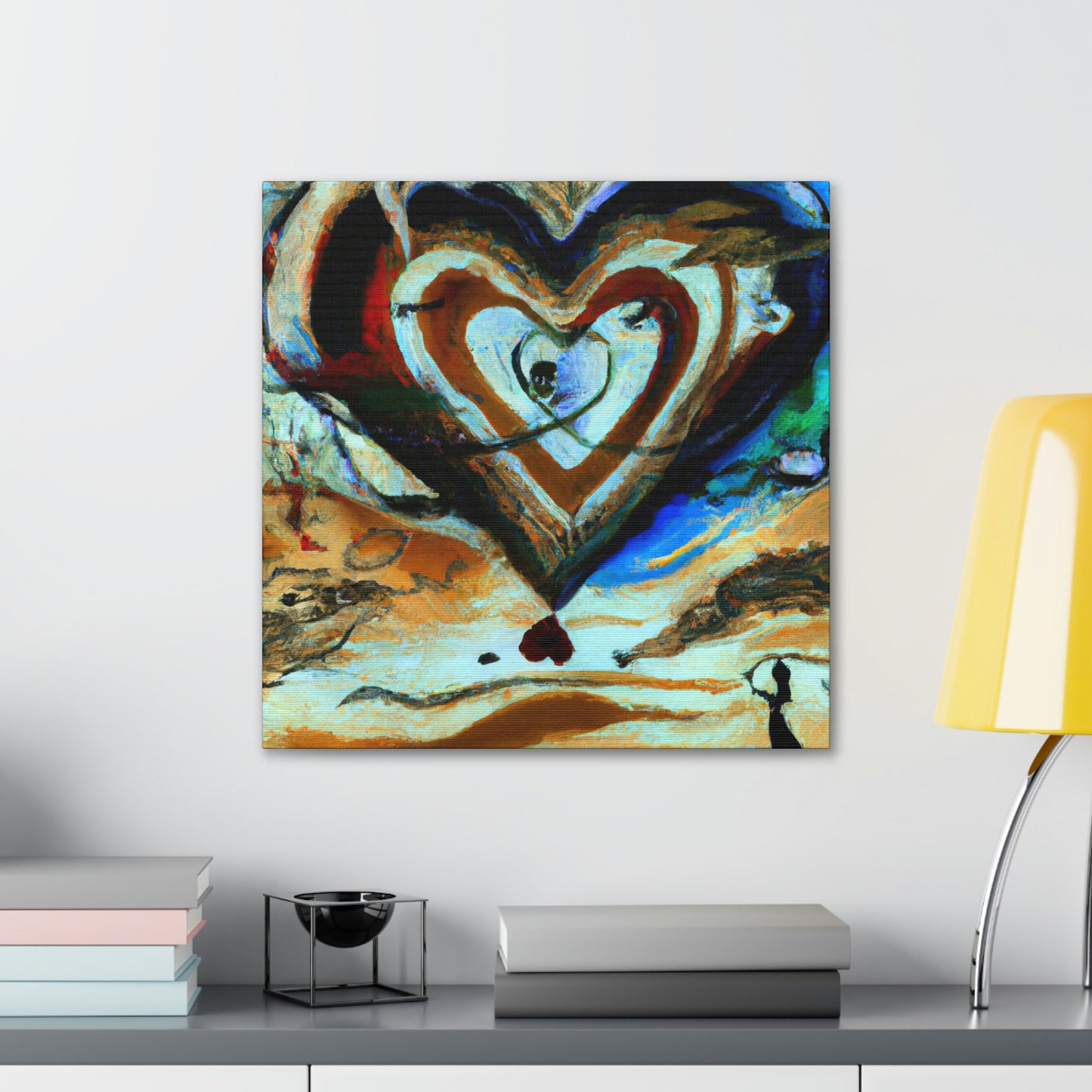 "Ode to the Heart - Canvas"