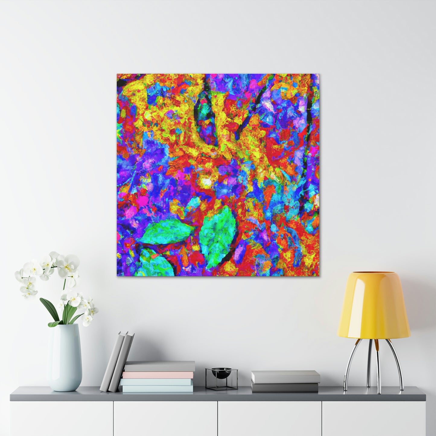 Clashing Stormy Tendrils - Canvas