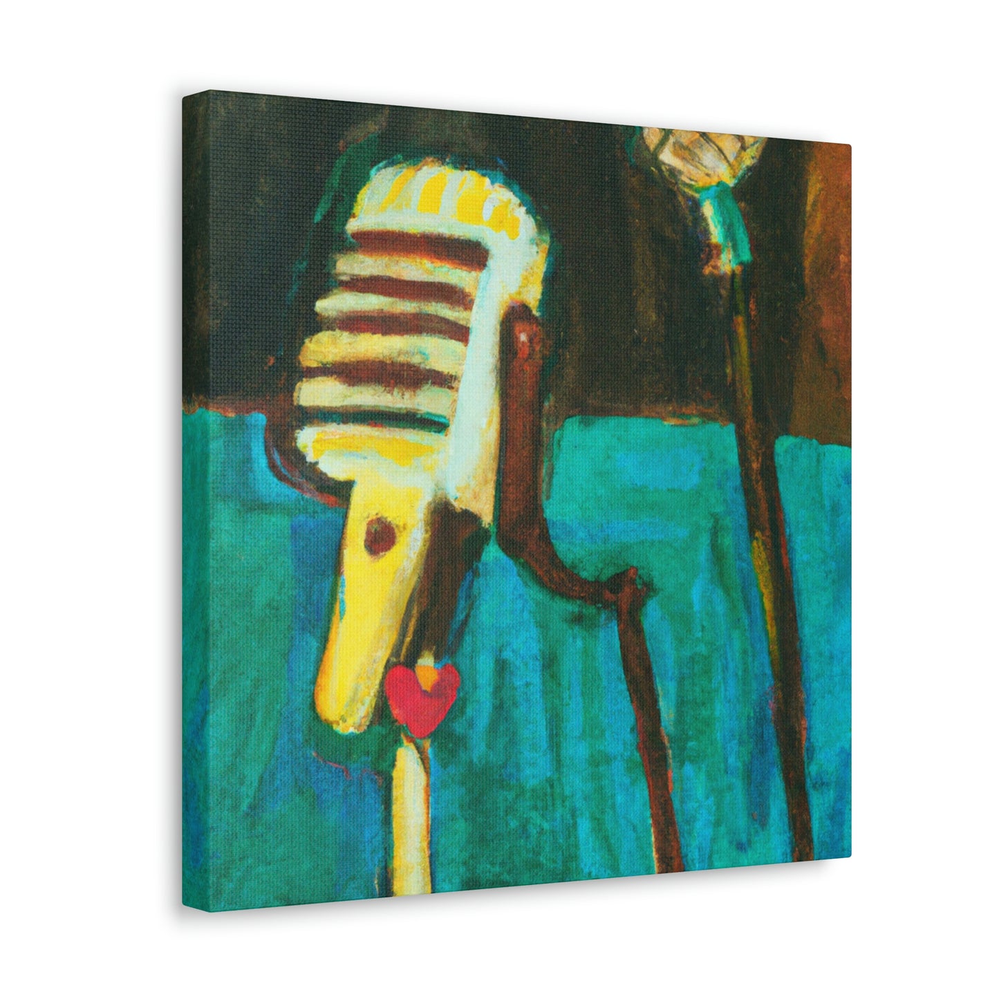 The Mic and Mood - Canvas