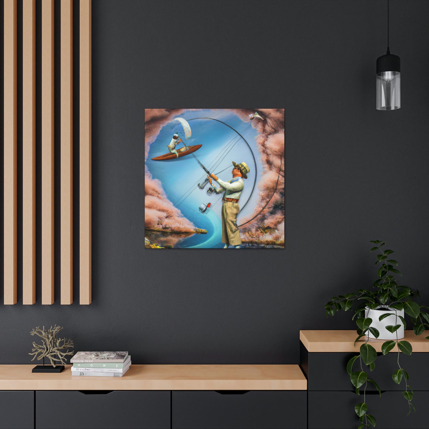 "Fly Fishing Fantasy Dream" - Canvas