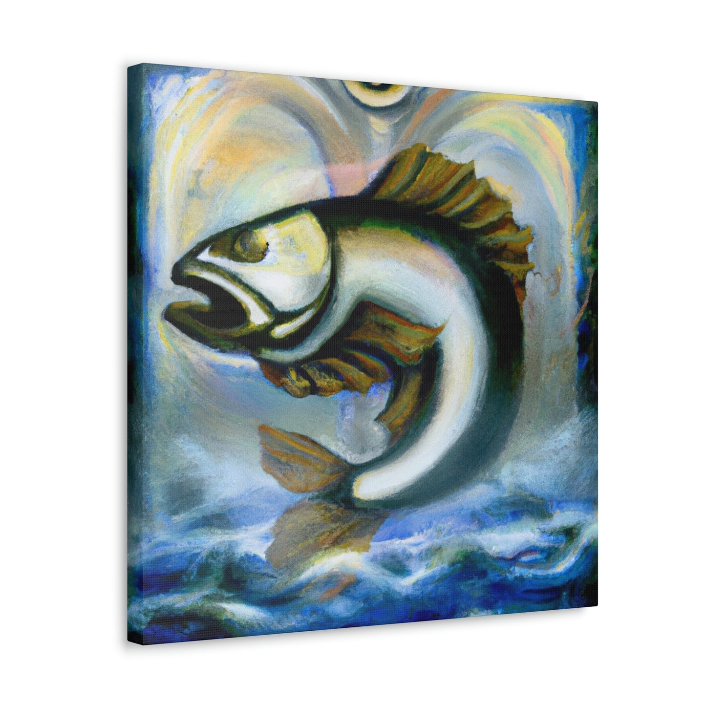 Walleye in Art Deco - Canvas