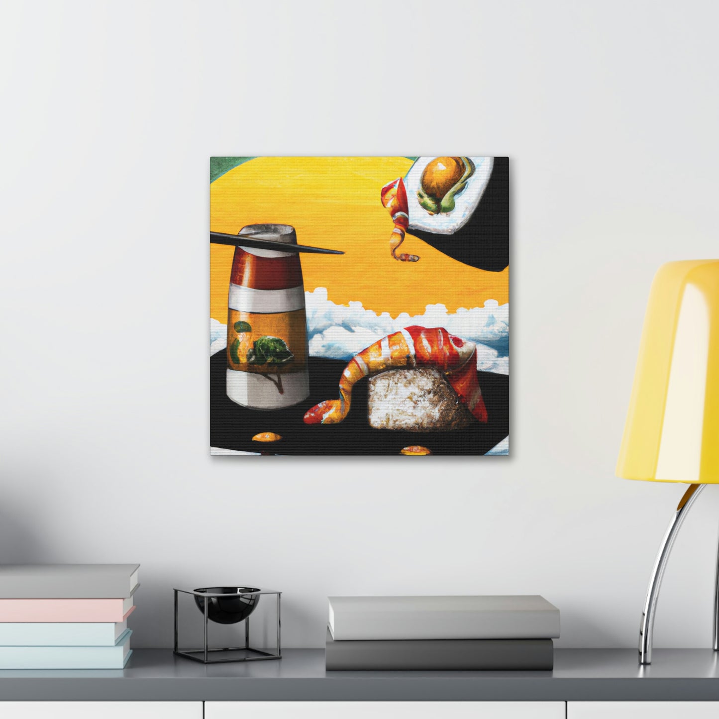 "Sushi in Surrealism" - Canvas