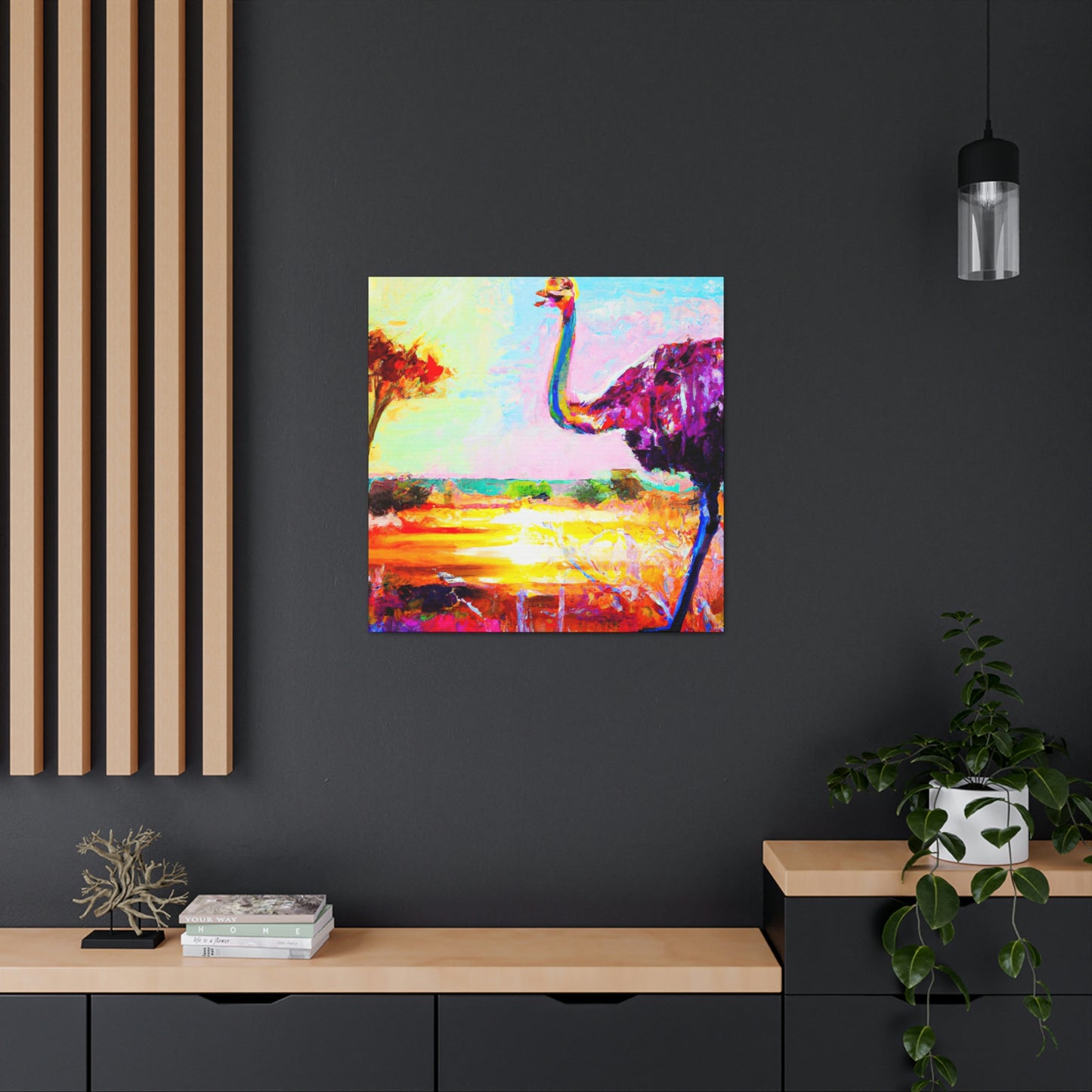 Ostrich in Utopia - Canvas