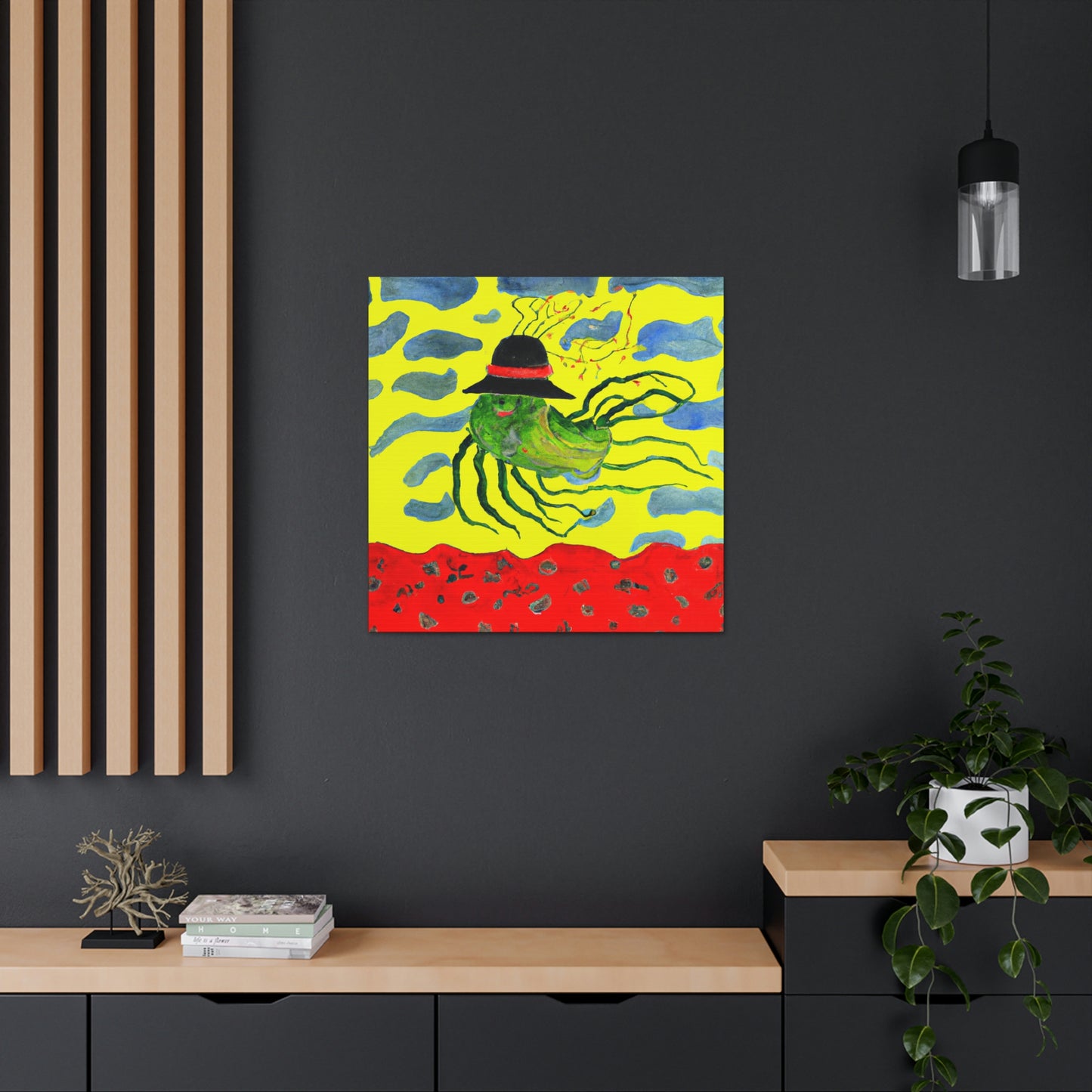 Jellyfish in Twilight - Canvas