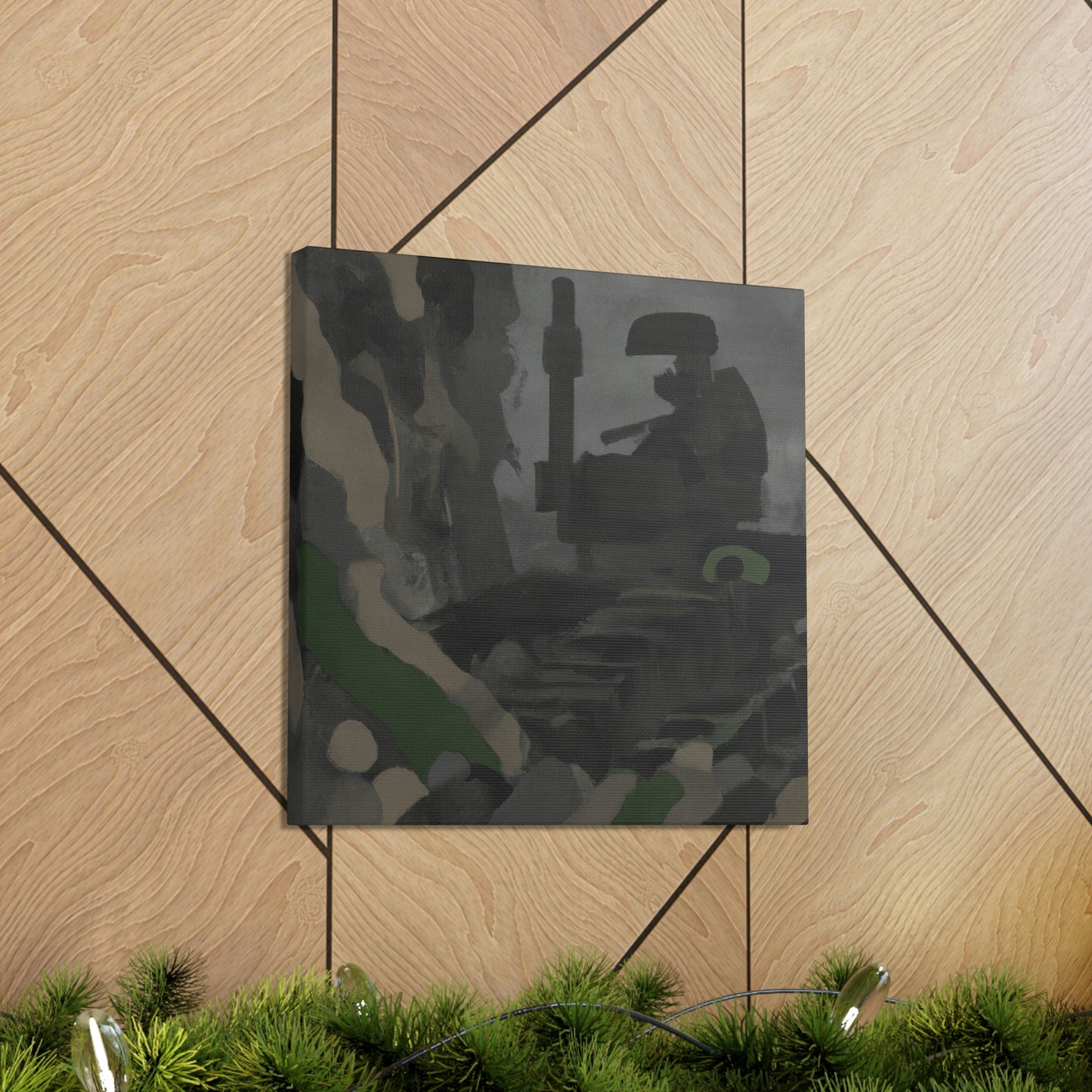 Sniper's Stealthy Stance - Canvas