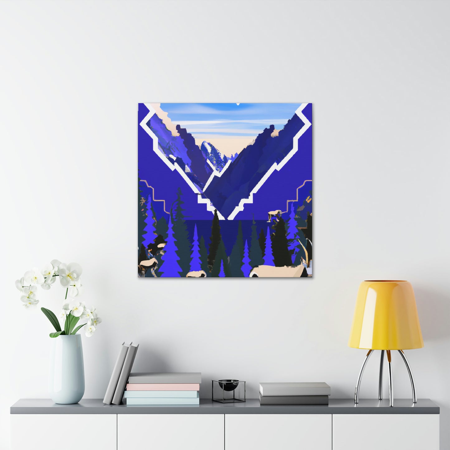 "Chamois Deco Radiance" - Canvas