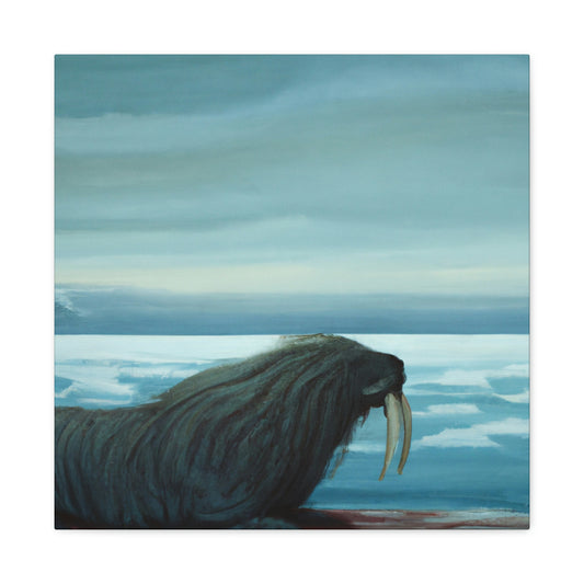 "Walrus Underwater Majesty" - Canvas