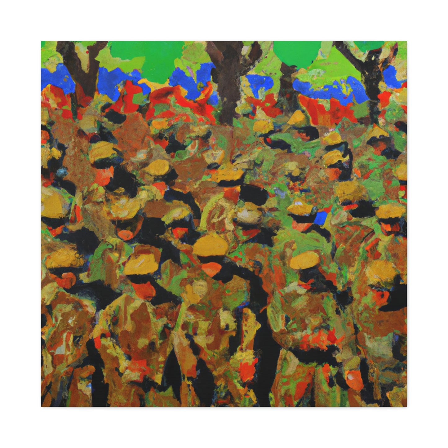 Camouflaged in Fauvism - Canvas