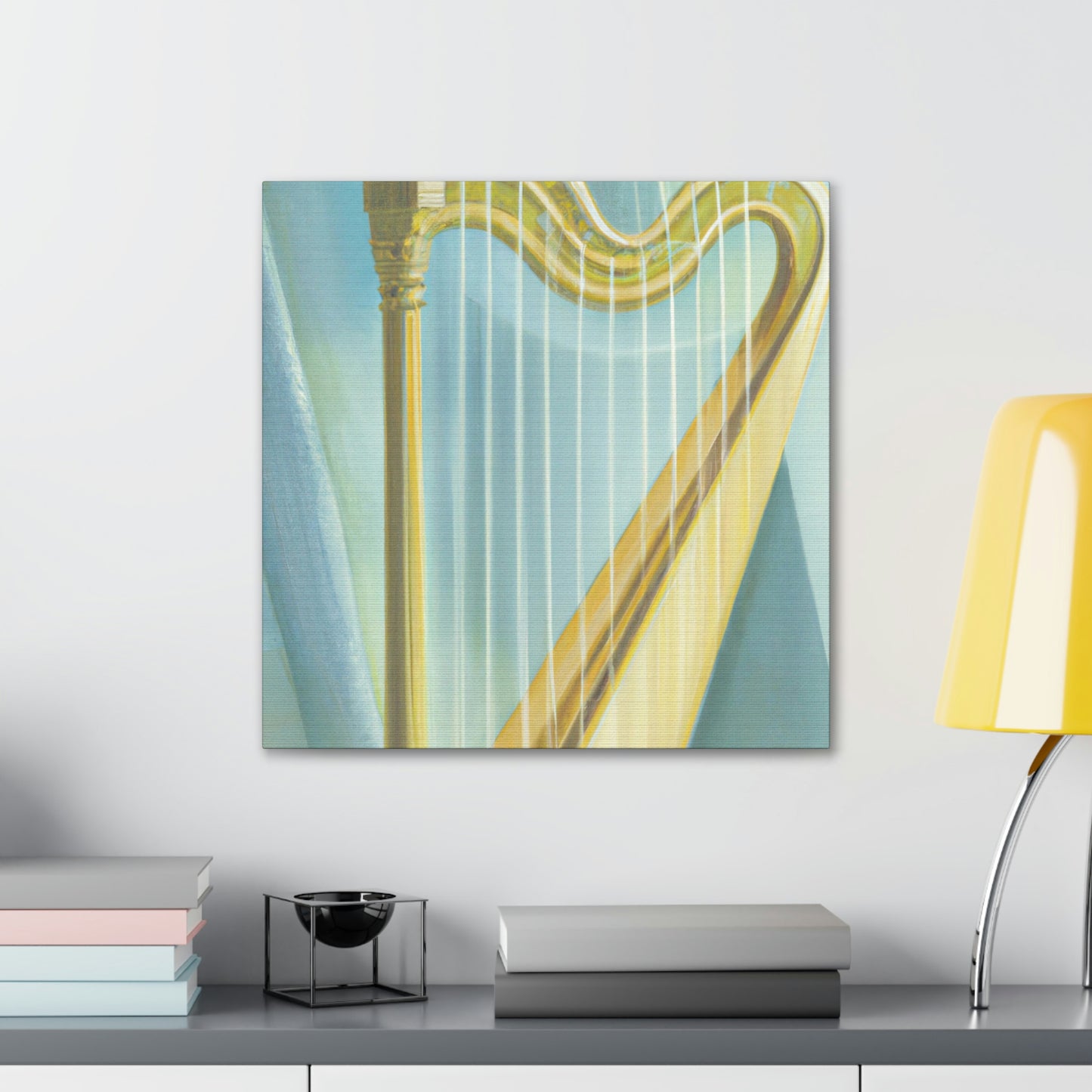 "Harp in Art Deco" - Canvas