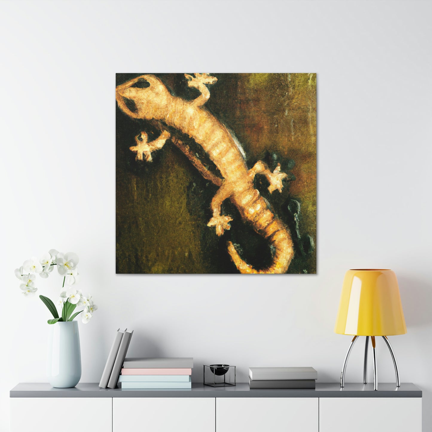 Lizard Simplicity Abounds - Canvas