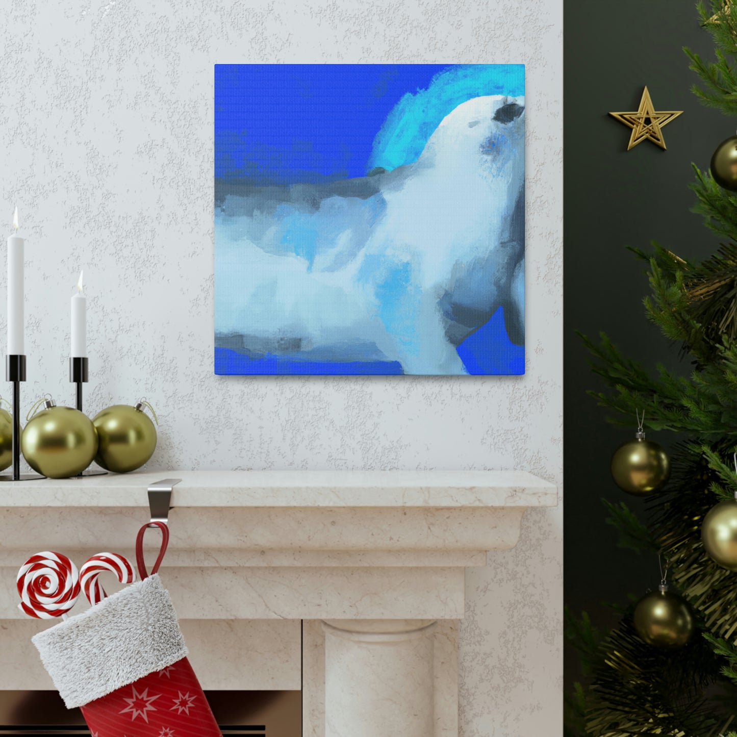 "Harp Seal in Expressionism" - Canvas