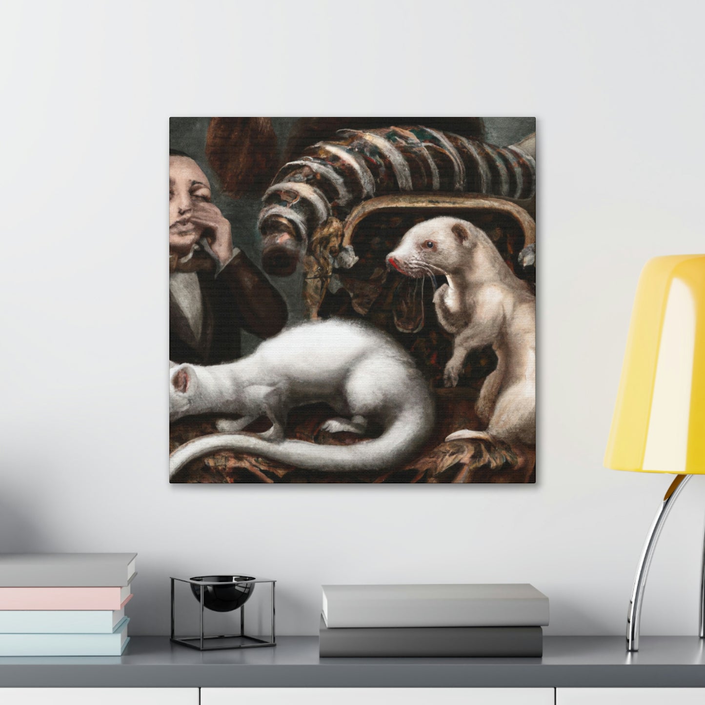 Ferret in Surreality - Canvas