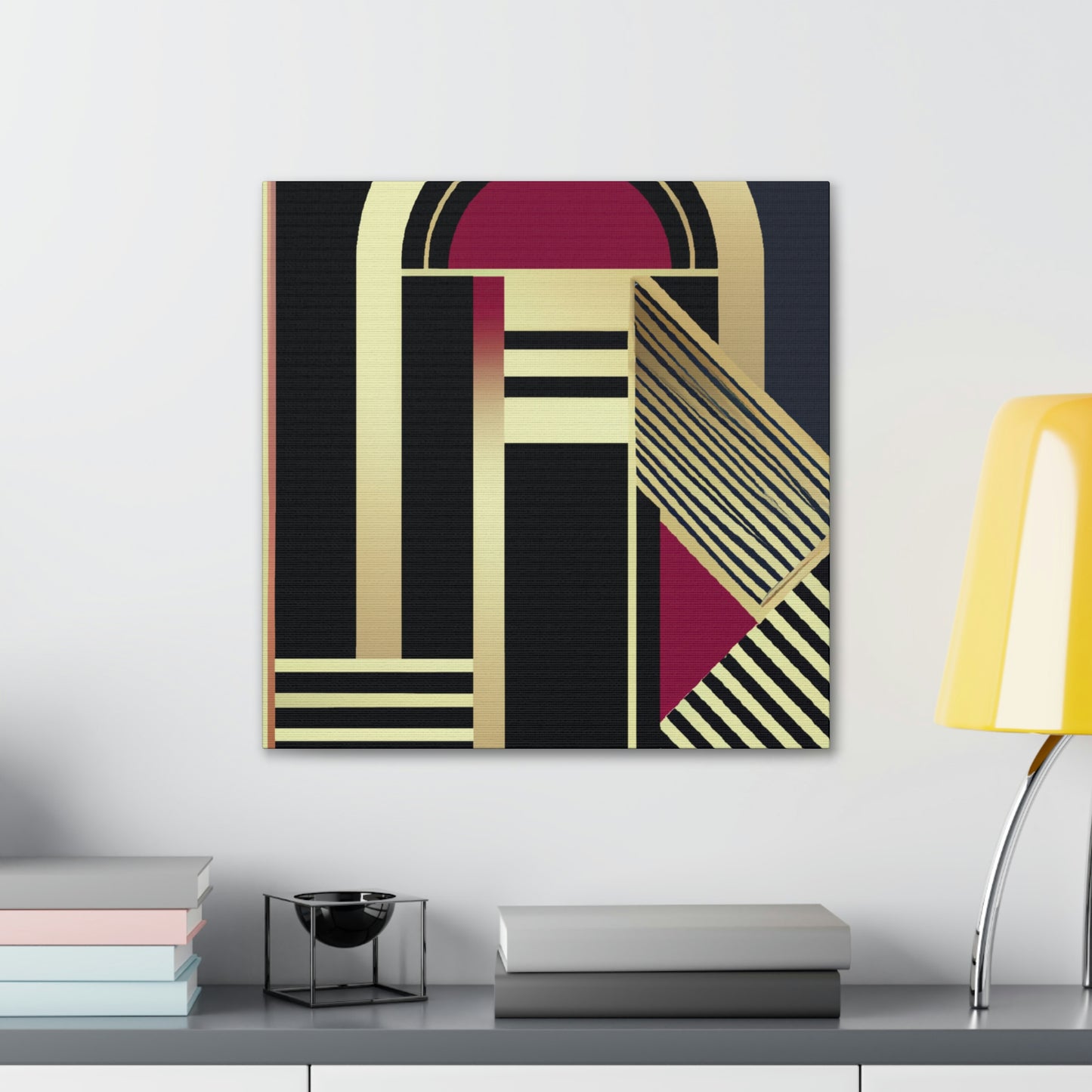 "Gilded Jazz Jubilee" - Canvas