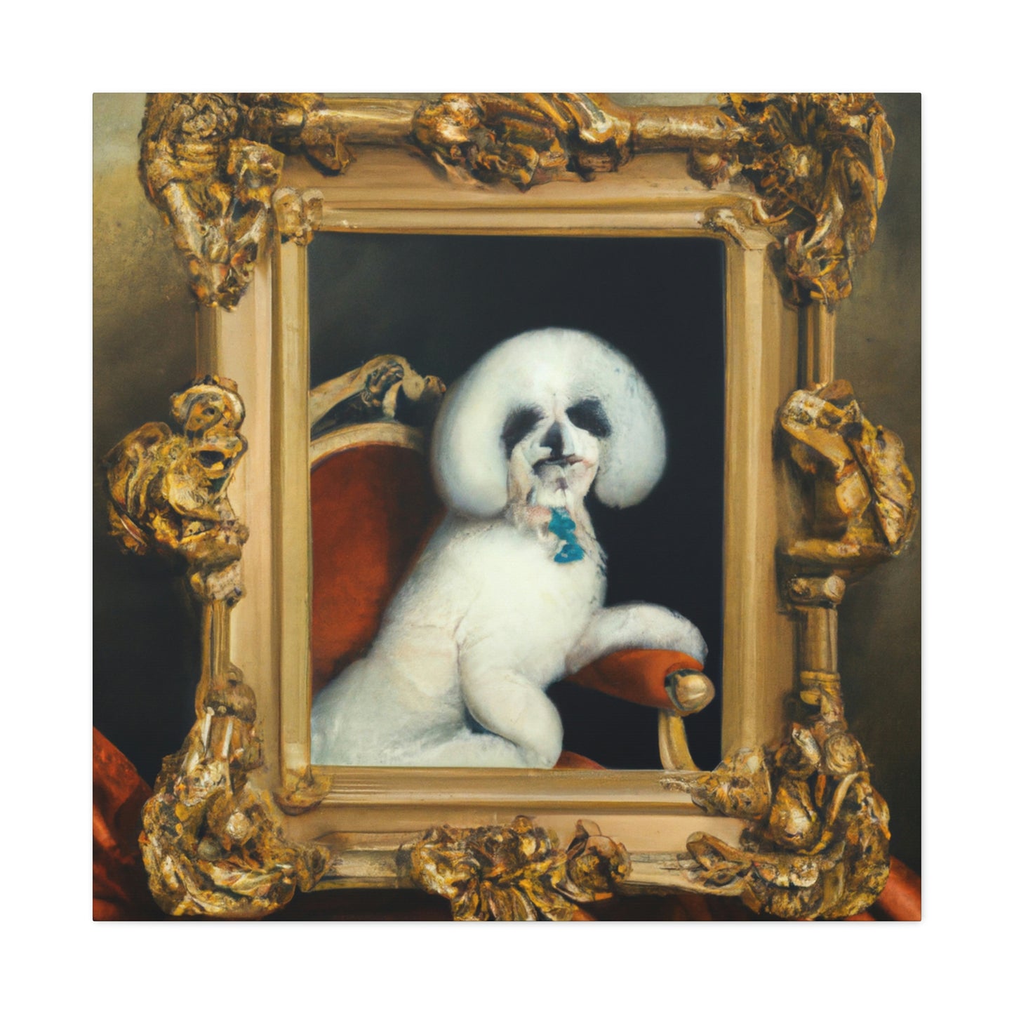 "Bichon Frise Adored" - Canvas