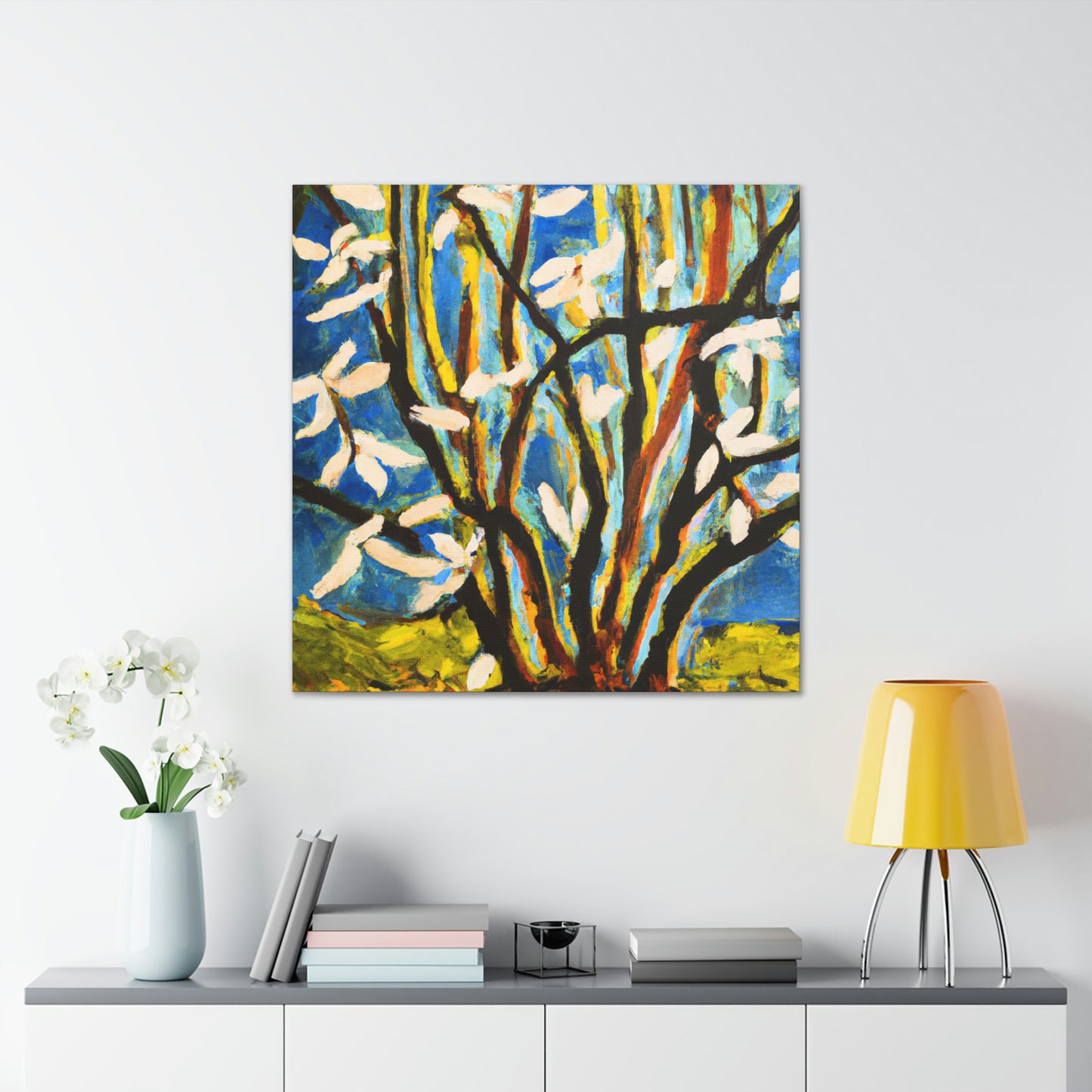 Dogwood in Expressionism - Canvas