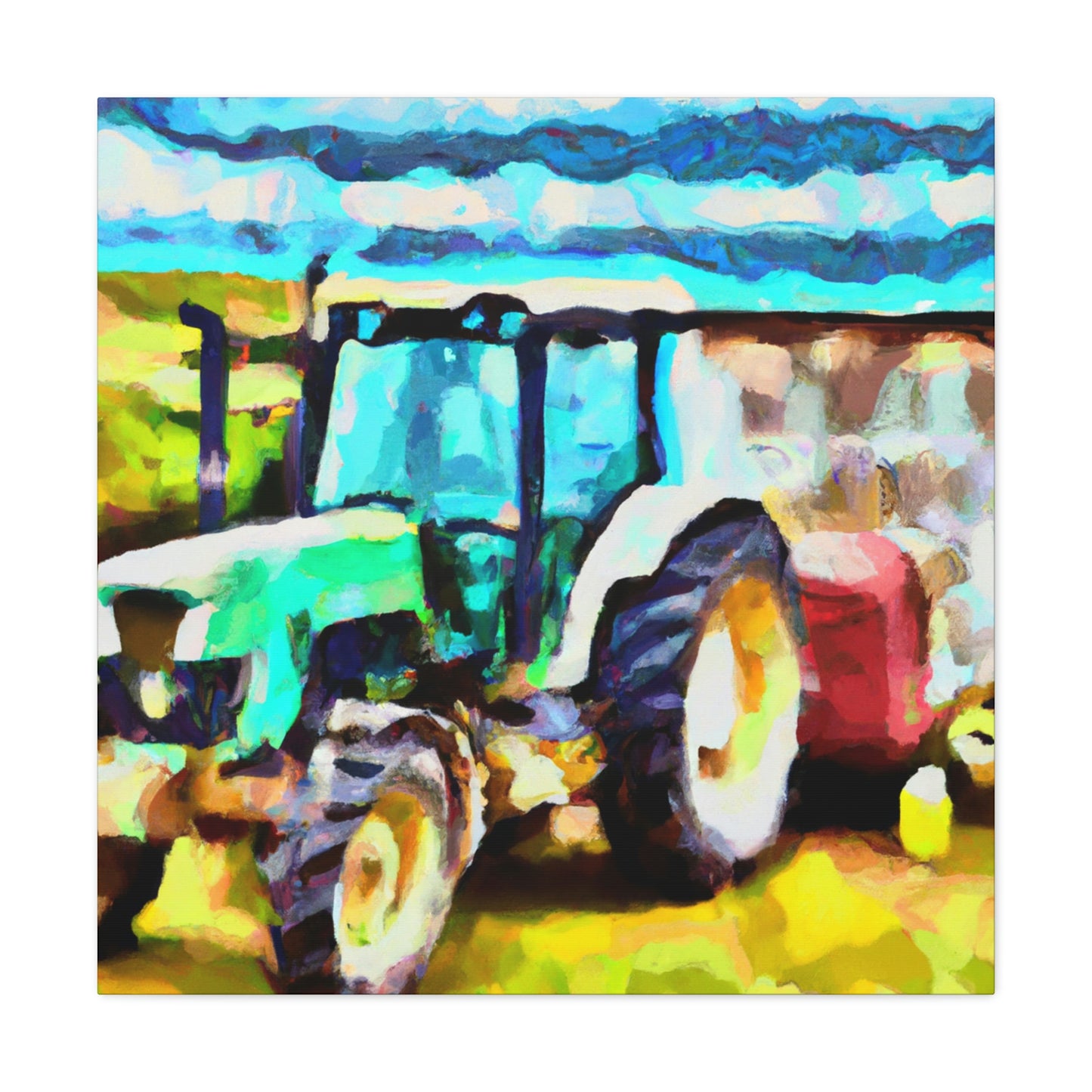 A Tractor's Endurance - Canvas