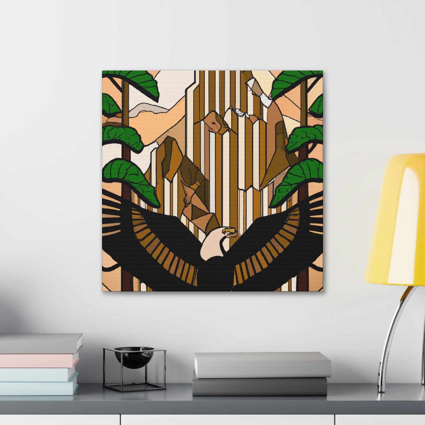 "Condor's Roaring Artwork" - Canvas