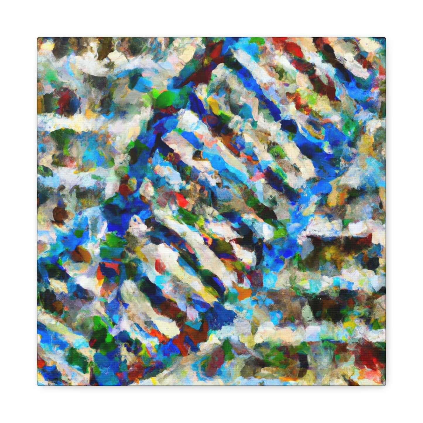 "DNA Strands Abound" - Canvas