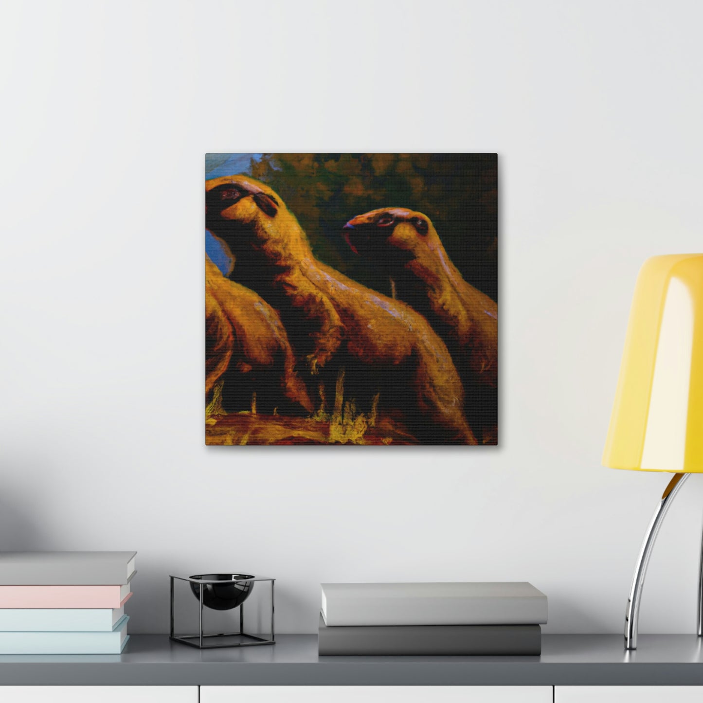 "Prairie Dog Expressionism" - Canvas