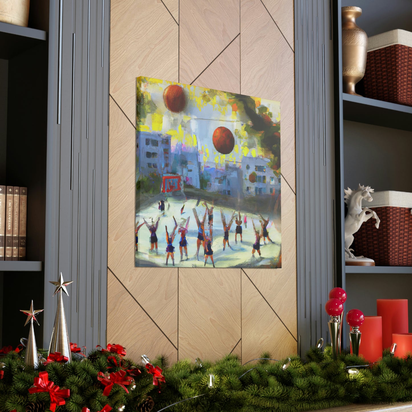 Volleyball Vibrancy Vitality - Canvas