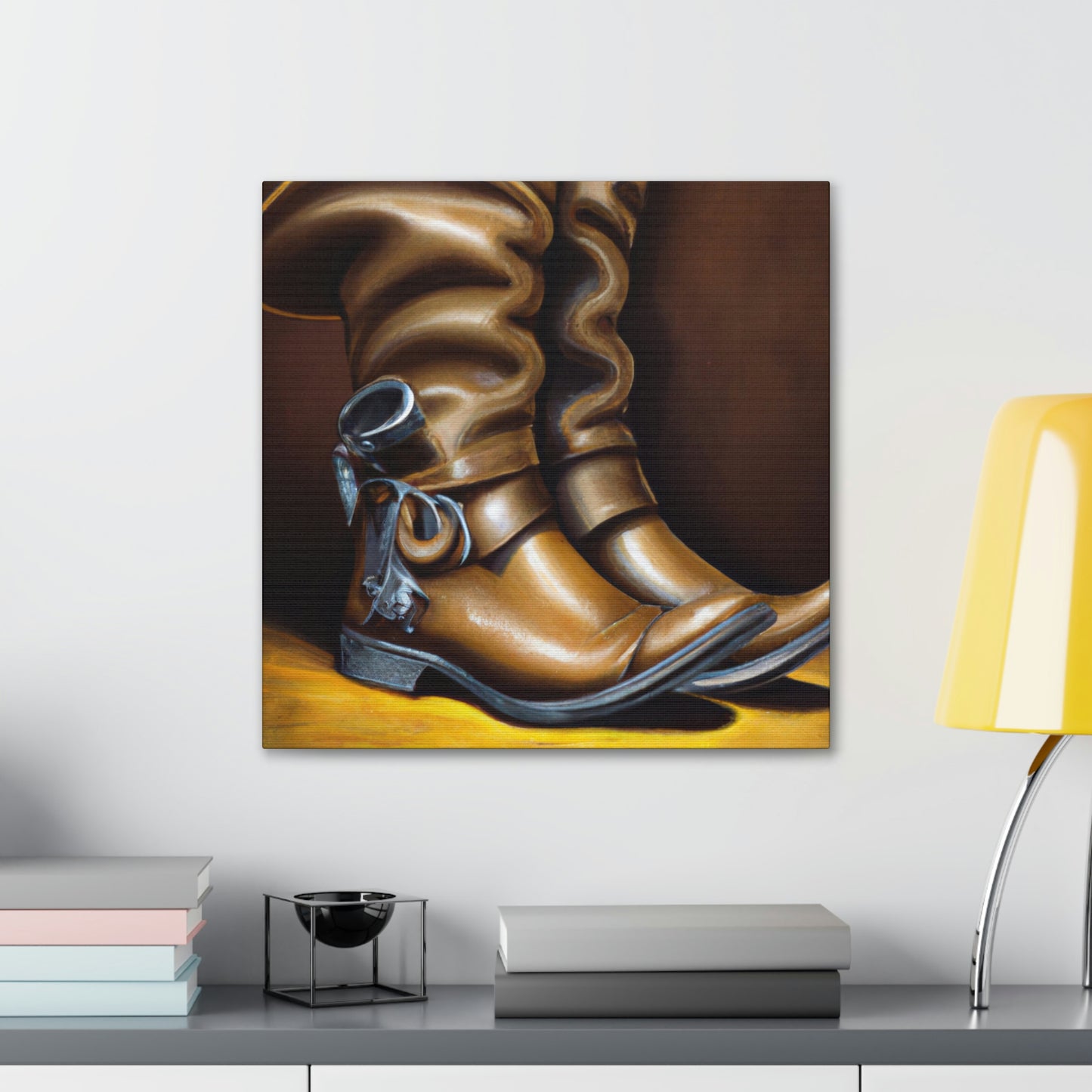 "Boot's Heeled Journey" - Canvas