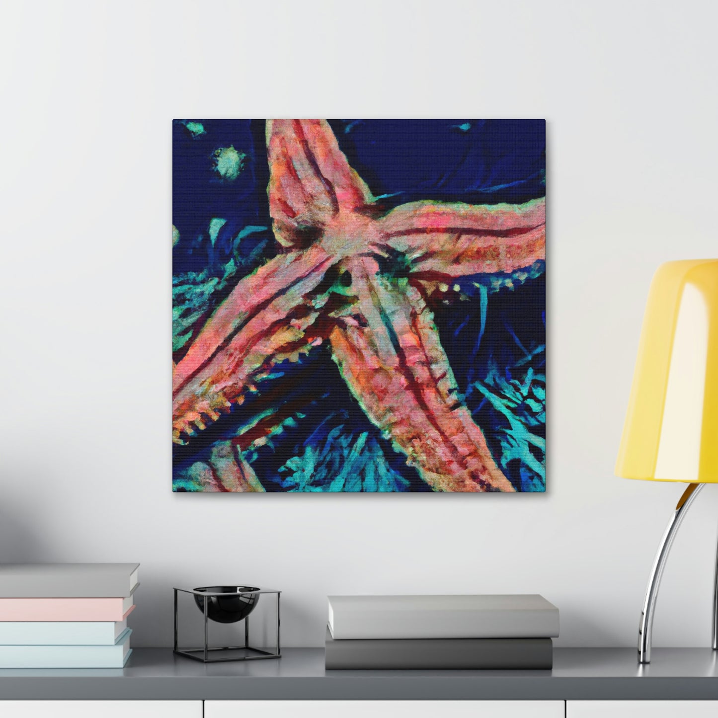 "Starfish on the Shoreline" - Canvas