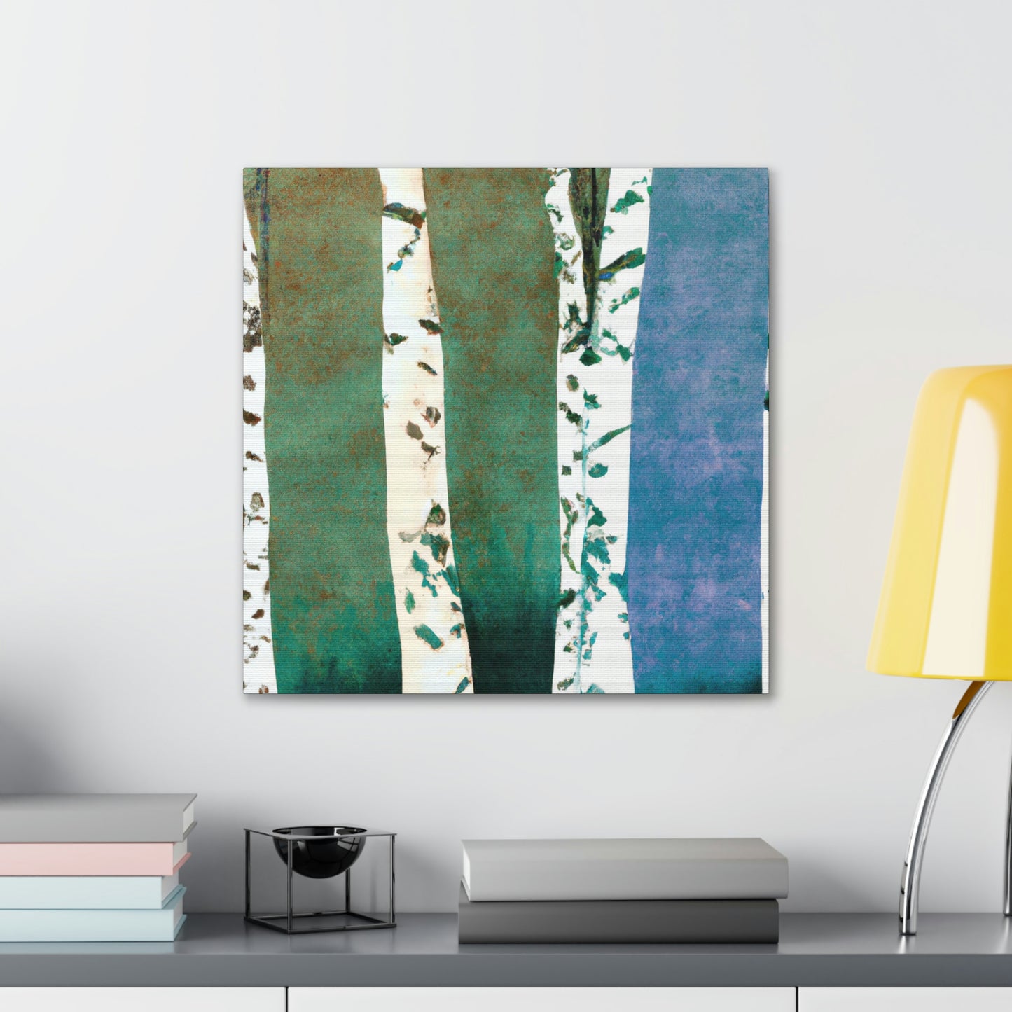 Birch Trees in Bloom - Canvas