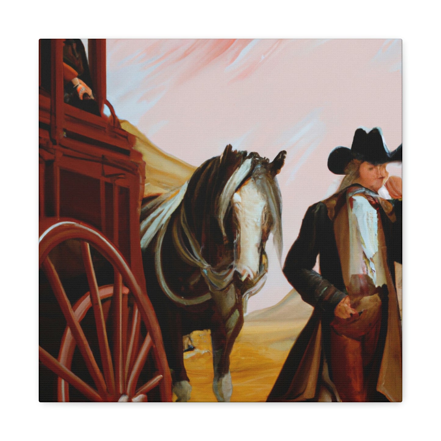 Stagecoach Neoclassicism - Canvas