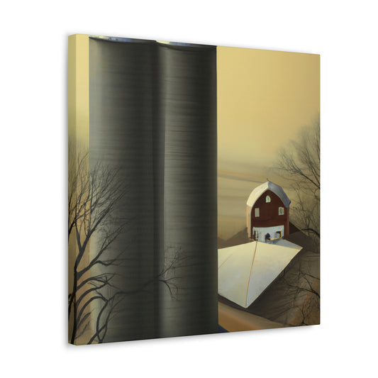 Silos in Surrealism - Canvas